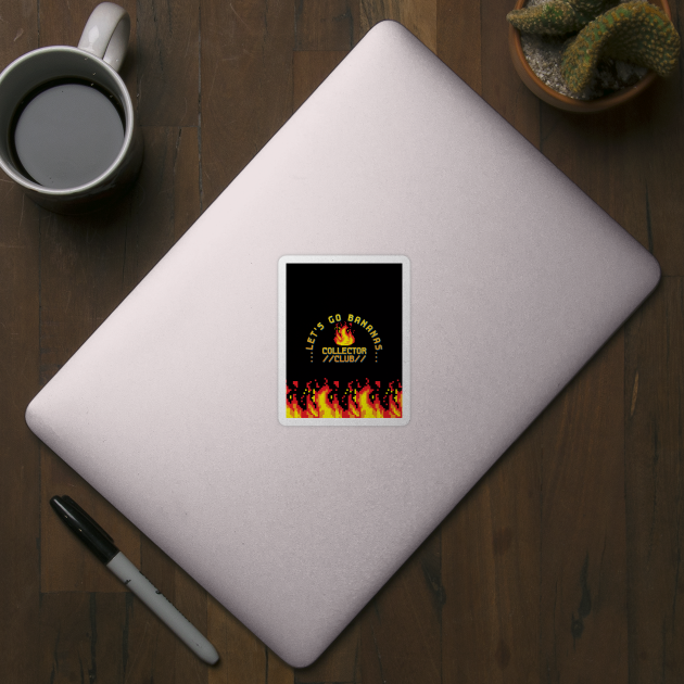 Pixelated Flame by Let's Go Bananas Collector Club